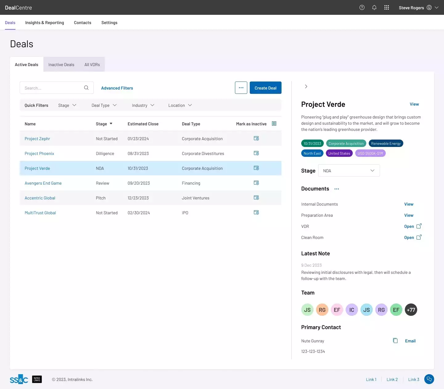 DealCentre AI Product Enhancements